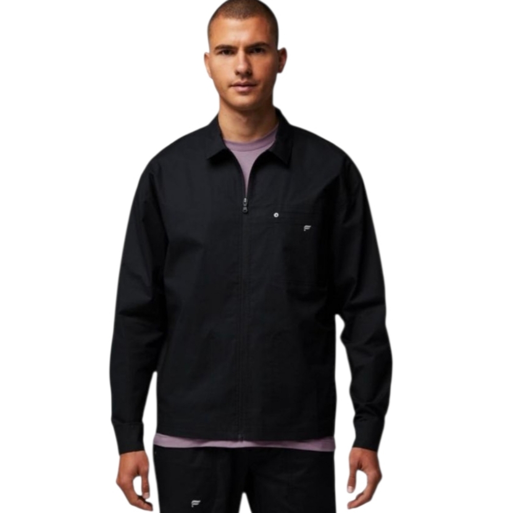 Fabletics The Heights Jacket Men's XL Black Full Zip Lightweight Athletic Gym